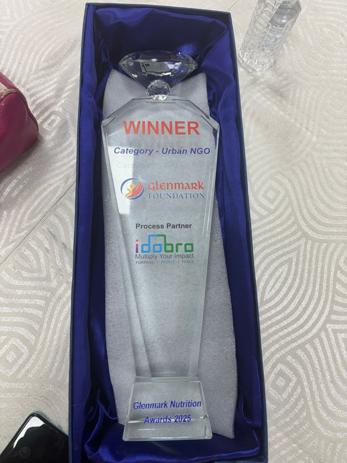 SNEH Foundation Wins First Prize at the 5th Glenmark Nutrition Awards photo 2