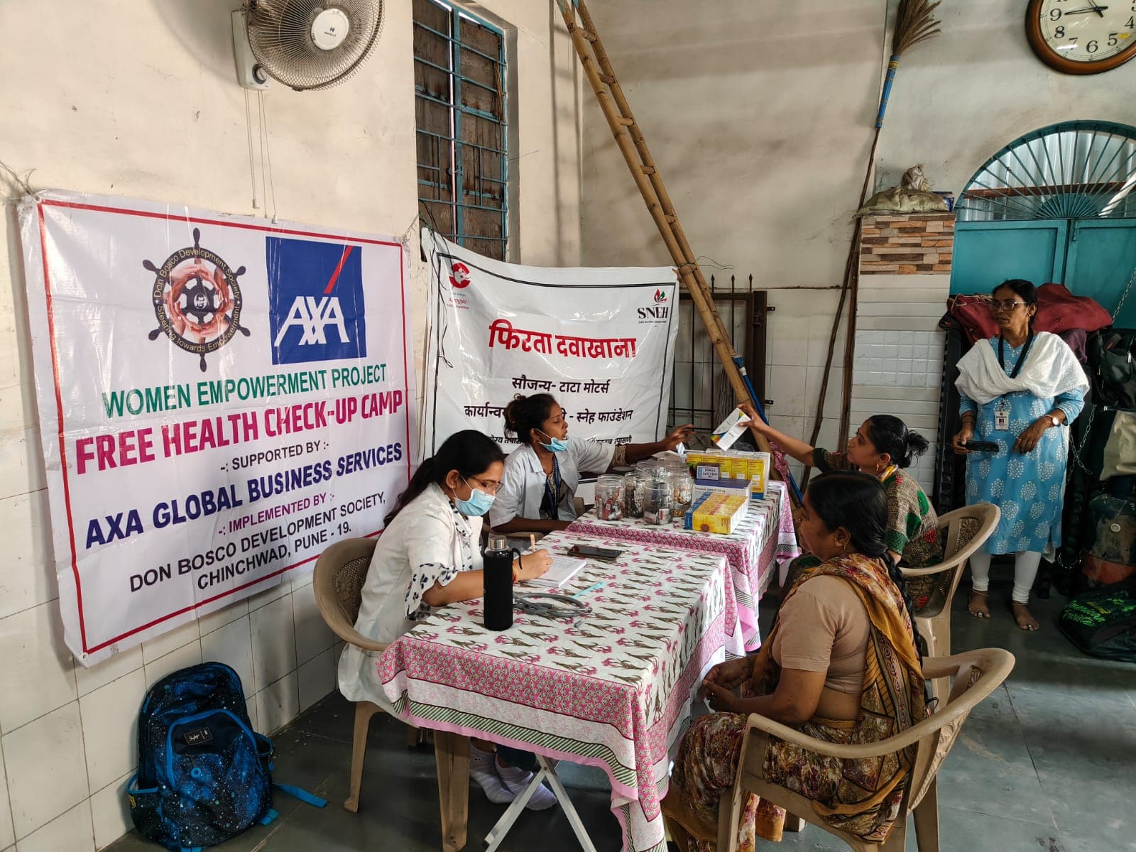 Mobile Health Unit in the field